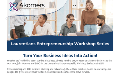 A New English-Language Workshop Series for Entrepreneurs in the Laurentians